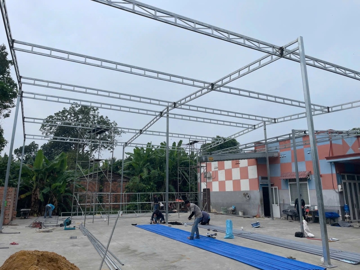 Mái che bạt Trảng Bom | Mái xếp Trảng Bom | Mái hiên Trảng Bom