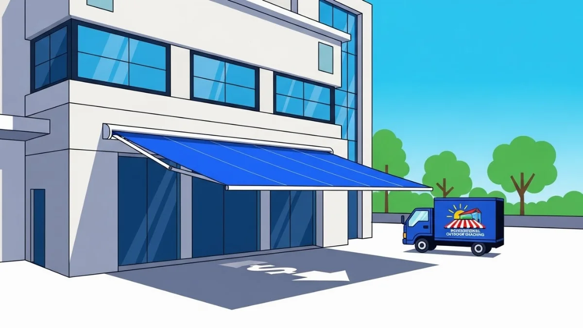 Lắp đặt mái xếp che chắn khu vực sản xuất công nghiệp