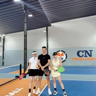 Thi công mái che sân pickleball 