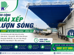 Thi Công Mái Xếp Lượn Sóng 200m² Tại KCN Long Khánh, Đồng Nai