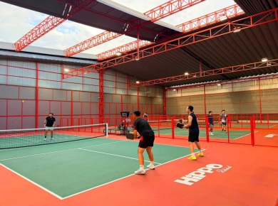 Công trình mái che sân Pickleball 