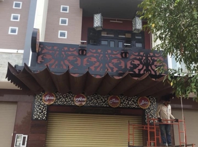 Thi Công mái che tại Biên Hoà