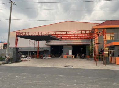 CÔNG TRÌNH MÁI CHE NHÀ XƯỞNG 6