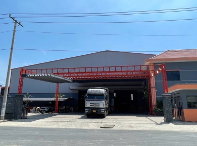 Thi công mái che cho công ty doanh nghiệp