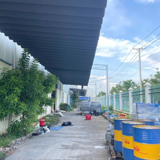 Thi công mái che công ty tại Biên Hoà