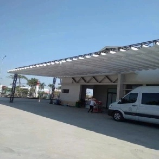 Mái xếp bạt tự động 02