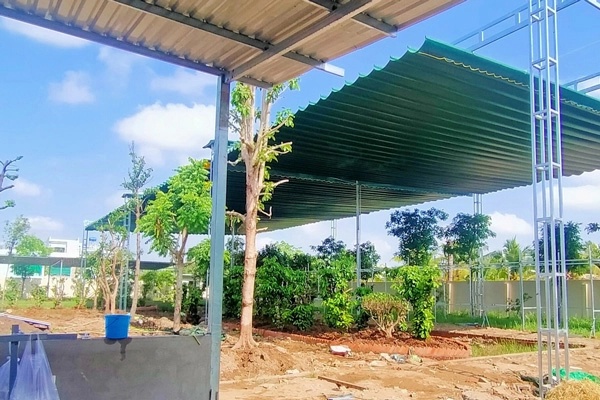 Mái che bạt Trảng Bom | Mái xếp Trảng Bom | Mái hiên Trảng Bom
