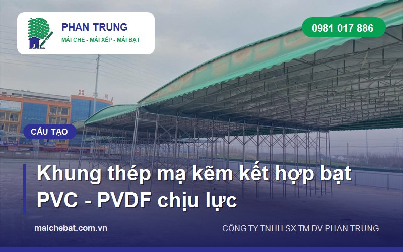 cấu tạo mái che bạt